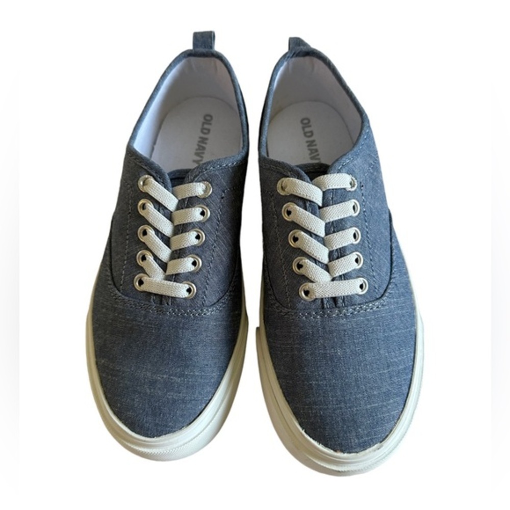 Old Navy boys denim shoes size 1